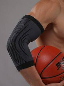 JINGBA SUPPORT 1 Pc Breathable Compression Elbow Support Sleeve For Basketball & Weightlifting For Women Men - Black - View 7