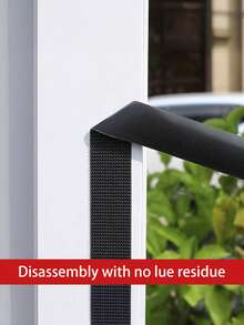 Black Window Screen – Hook & Loop Easy Install, Reusable Mosquito Net For Spring & Summer Home Use