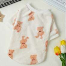 Autumn Flannel Pet Clothes, Dog Clothes, Small Bear Four-Legged Clothes, Cross-Border New Products Dog Clothes