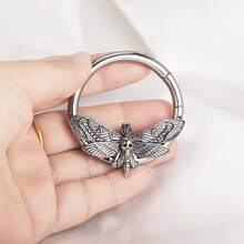 1pc Ear Gauges Skull Butterfly Ear Weights For Stretched Ear Plugs Body Piercing Tunnels Stainless Steel Body Jewelry Halloween - Round - View 7