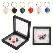 6 Stücke Kunststoff Strickmaschen Markierer, süße Strickmaschen Halter, Pullover Strickmaschen Markierer, für Stricken, Häkeln, Nähen, Strick-DIY und Handwerk, ideales Geschenk für Nähbegeisterte (zufällige Farbe)