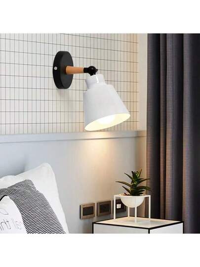 1pc Nordic Macaron Wand Lamp, Bedroom Bedside Moderne Minimalist Dining Room Hallway Staircase Living Lighting, Night Verlichting view 8