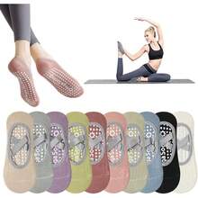 Calcetines Yoga/Pilates Mujer (10 Piezas/Multicolores): Antideslizantes, Talla Única, Ideal para Danza/Ballet - 1 - Ver 2