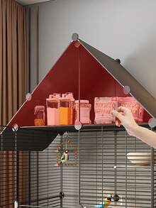 Large Bird Cage, Luxury Villa For Parrots, Macaws, Cockatoos, Finches, With Feeder And Perch