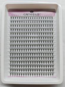 300pcs/Pack 3D/6D/10D/20D/30D/40D Delicate & Voluminous Pre-Made Lash Clusters, Imported Material, Fluffy & Soft, Pre-Made Lash Extension, Various Sizes 8mm-15mm, Lash Clusters, Individual Lashes, False Eyelashes - D - View 6