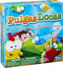 Gaming Pulgas Locas - Juego de Mesa con 1 Tablero, 36 Piezas de Colores y 3 Pinzas para 2 o 3 Jugadores a Partir de 4 años - Juego Pulgas Locas - Ver 3