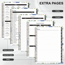 1 peça - Novo calendário diário 2026, tempo de inspeção disciplinar "Planejador de gerenciamento de uma página por dia, 365 dias", caderno planejador tamanho A5, bom presente para iniciantes, adequado para trabalho de escritório, planejamento de estudos para alunos, materiais para professores, também pode ser um presente de Natal para colegas e amigos - Papel roxo claro - Ver 4