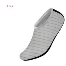 1 Paio di scarpe da acqua essenziali per spiaggia per uomo e donna, calzini acquatici ad asciugatura rapida per nuoto, barca, pesca, yoga, acquagym, taglia piccola, si consiglia di ordinare 2 taglie in più