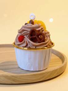 1/2/6 Nến thơm tráng miệng | Sáp đậu nành thủ công với lớp phủ chân thực | Quà tặng dễ thương cho phụ nữ, sinh nhật, đám cưới, trang trí nhà cửa - Nhiều màu - Xem 18