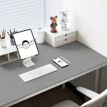 1 peça de tapete de mesa com proteção para os olhos, tapete de escritório, mouse pad grande, papel mata-borrão de couro sintético antiderrapante, mesa de laptop, tapete de mesa para maquiagem com unhas, tapete de mesa de centro, tapete de penteadeira, toalha de mesa extra grande, bloco de escrita à prova d'água para escritório e casa, à prova d'água, à prova de óleo, resistente ao desgaste, tapete de mesa de jantar sem necessidade de lavagem, adequado para uma variedade de mesas