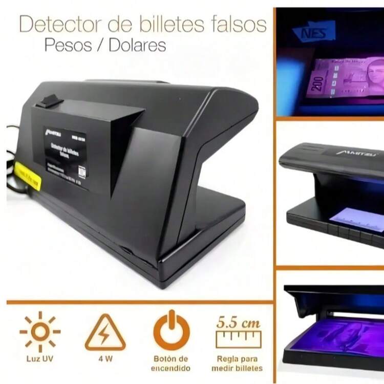 Machine With UV Lamp Counterfeit Banknote DetectorZAS - 彩色 - 查看 4