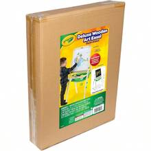 ® Deluxe Kid S Wooden Art Easel DualSided Whiteboard And Chalkboard