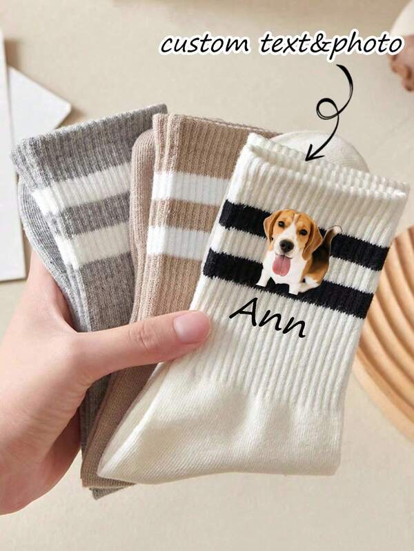 1 Paar personalisierte Socken, individualisierte Damen Knöchelsocken, personalisierte Gesichts-Socken, personalisierte Foto-Socken, bedruckte personalisierte Socken, personalisierte witzige Gesichts-Socken, personalisierte Bild-Socken, jedes Gesicht auf Socken drucken, Jahrestags-Geschenk, Valentinstags-Geschenk, Geburtstags-Geschenk, Hochzeits-Geschenk, farbig, süß