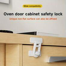 2 件通用冰箱和冰柜门锁，多功能安全锁，易于安装，无需电力或电池 - 彩色 - 查看 5
