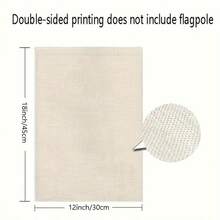 1pc Double-Sided Linen Welcome Gingerbread Couple Christmas Garden Flag - Weather-Resistant Outdoor Holiday Decoration With Festive Gingerbread Men, Red Berries & Golden Accents, No Electricity Needed For Lawn, Yard, Or Porch, Christmas Decorations Outdoor, Yard Decoration, Seasonal Home Accent