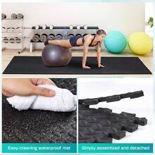Exercise Mats - Black - 12 Sq Ft - 12 Pieces - View 4