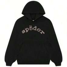 1PCSSp5der Black Vvs Rhinestone Hoodie Mens Size Small, Authentic And NewHoodie Men Women Casual Long Sleeve Hooded - 白色 - 查看 1