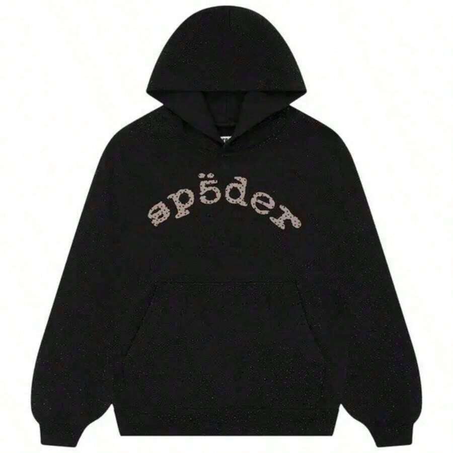 1PCSSp5der Black Vvs Rhinestone Hoodie Mens Size Small, Authentic And NewHoodie Men Women Casual Long Sleeve Hooded - 白色 - 查看 1