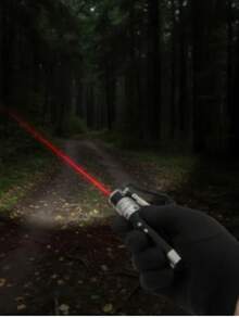 Chaveiro Laser 3in1 Lanterna Led - Preto - Preto - Visão 3