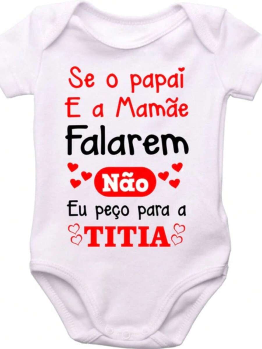 Baby Bodysuit If Mommy And Daddy Say No, I'll Ask Auntie - 白色 - 查看 1