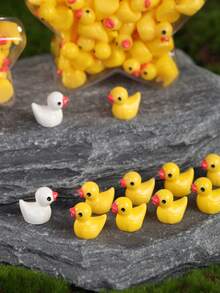 Star Shaped Resin Animal Ducklings, Miniature Animal Gadgets, Suitable For Indoor And Outdoor Tabletop Decorations, Fairy Garden Accessories, And Miniature Figurine Decorations. They Are Perfect As Holiday Gifts For Halloween And Christmas Stocking Fillers