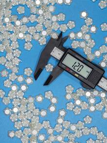 50/100 Stücke Mini Beige Rose Deko, 12mm Kunstharz Perlenblume Deko - Basteln, Scrapbooking und Hochzeitsdekoration, Bouquet Accessoires