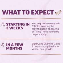 Hair Growth Accelerator Soft Chews, Hair Growth Vitamins For Women And Men With Clinically Studied Lustriva And Biotin, Promotes Thicker, Fuller, Stronger Hair, Mixed Berry, 60 Soft Chews - 其他 - 查看 5