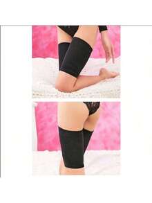 1 对 1 套大腿套，采用强力浮雕纹理设计，适合大腿肌肉瘦身塑身瑜伽普拉提家居运动和办公室使用