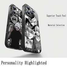 ,  iPhone-Hülle, klassische japanische Anime  Kaneki Handyhülle für iPhone 16 16e 15 14 13 12 11 Plus Mini Pro Max weiche schwarze stoßfeste Abdeckung - Z3 - Übersicht 4