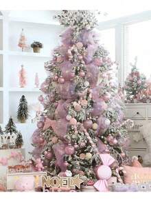 30PCS Pink Christmas Ornaments Sets 2.75" Christmas Ball Ornaments Christmas Tree Ornaments Shatterproof Xmas Balls Bulbs For Holiday Wedding Party Christmas Tree Decoration - 彩色 - 查看 5
