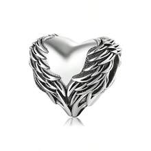 1 pièce Pendentif DIY en argent sterling S925 minimaliste avec zircone, cœur creux, arbre de vie, ailes d'ange, empreinte de patte. Convient pour le port quotidien des femmes/filles, cadeau d'anniversaire/fête