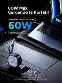 75W Cargador de Coche con Retráctil USB C 60W, 3 en 1 Cargador para Auto Carga Rápida, Adaptador de Coche Compatible con 17 16 15 Pro, Pixel 10, S25 Ultra - 1 - Ver 8