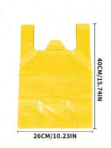 50/60/100/120/200pcs Plastic Shopping Bags With Handles, Leakproof And Waterproof, Multi-Purpose Vest-Style Grocery Tote Bags For Grocery, Retail, And Restaurants - Multicolor - View 11