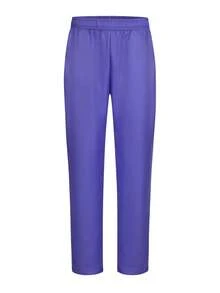 Men's Casual Long-Sleeved Two-Piece Suit, Mid-Length Top And Trousers - 藏蓝色 - 查看 7