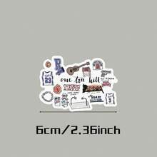 One Tree Hill Symbole Auto Aufkleber - Für Laptops, Wasserflaschen, Schutzhauben - Halbmatt, asymmetrische Formen, kann auf Holz, Kunststoff, Glas, Metall, Keramik verwendet werden