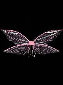 1pc Fairy Wings Party Costume, Butterfly Wings, Carnival Decoration Performance - Multicolor - View 3