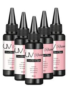 80ml/160ml/240ml/320ml/400ml -UV Resin Starter Kit For DIY Jewelry - Clear, Low Viscosity, No Shrinkage - Ideal For Pendants, Earrings & Bracelets