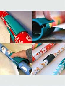 1 pièce Coupe-papier rond, ciseaux pour emballage cadeau, massicot, outil d'artisanat, machine de découpe de papier de Noël, outil de décoration de Noël