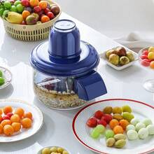 1 pièce Éplucheur de fruits électrique avec décharge automatique, alimenté par batterie lithium 1500 mAh, machine électrique à éplucher les fruits pour les raisins, prunes et autres fruits