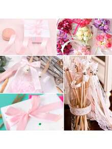 1/5 buc panglică colorată pentru ambalaj cadouri, lățime 1 cm, panglică țesută, panglică de satin, panglică de mătase, pentru decor de flori de trandafir, fundă pentru ambalaj cutie cadou