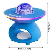 Moderne RGB Projektionslampe - Dekorative Tischlampe, USB aufladbarer Lautsprecher, perfektes Festival-Geburtstagsgeschenk für Freunde