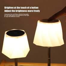 1pc Retractable Rechargeable LED Small Desk Lamp Suitable For Bedrooms Student Offices Study Eye Protection Night Lights Desk Atmosphere Lights