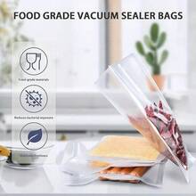 5-Roll Vacuum Sealed Roll Bag, Suitable For Kitchen Food Packaging And Storage. Suitable For Kitchen, Restaurant, And Outdoor Food Preservation Bags. Kitchen Refrigerator Refrigeration Bag, Kitchen Storage Accessories, Halloween And Christmas Gifts, Gift Bags - (12+15+20+25+28)*3m - View 7