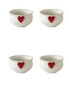 1/2/4pcs Ceramic Teacups With Cream-Colored Interior, Minimalist Ins Style Single Cup For Ladies, Cute Girly Small Cup, Suitable For Tea Drinking, Chatting, Gathering, Garden Talk, Home Reception And Restaurant Photography