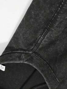 Mens Clothes;Summer TopsOracle  Racing T-Shirt,  F1 Team Racing Unisex T-Shirt - Graphic Tees Men, 230G Washed Cotton High-Quality Cotton Printed T-Shirt;Men Clothes, Suitable For Street Retro And Door Sports Leisure, Y2k Clothes,  F1 Team Racing T-Shirt, Comfortable And Fashionable, Ideal Choice For Racing Enthusiasts, Men Giftssummer Outfits CTEU - 黑色 - 查看 4