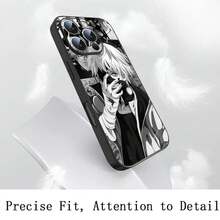 ,  iPhone-Hülle, klassische japanische Anime  Kaneki Handyhülle für iPhone 16 16e 15 14 13 12 11 Plus Mini Pro Max weiche schwarze stoßfeste Abdeckung - Z3 - Übersicht 7