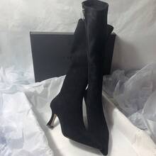 Women Over-The-Knee Boots - Brown - View 4