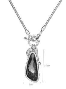 Geometric Pendant Necklace - 彩色 - 查看 7