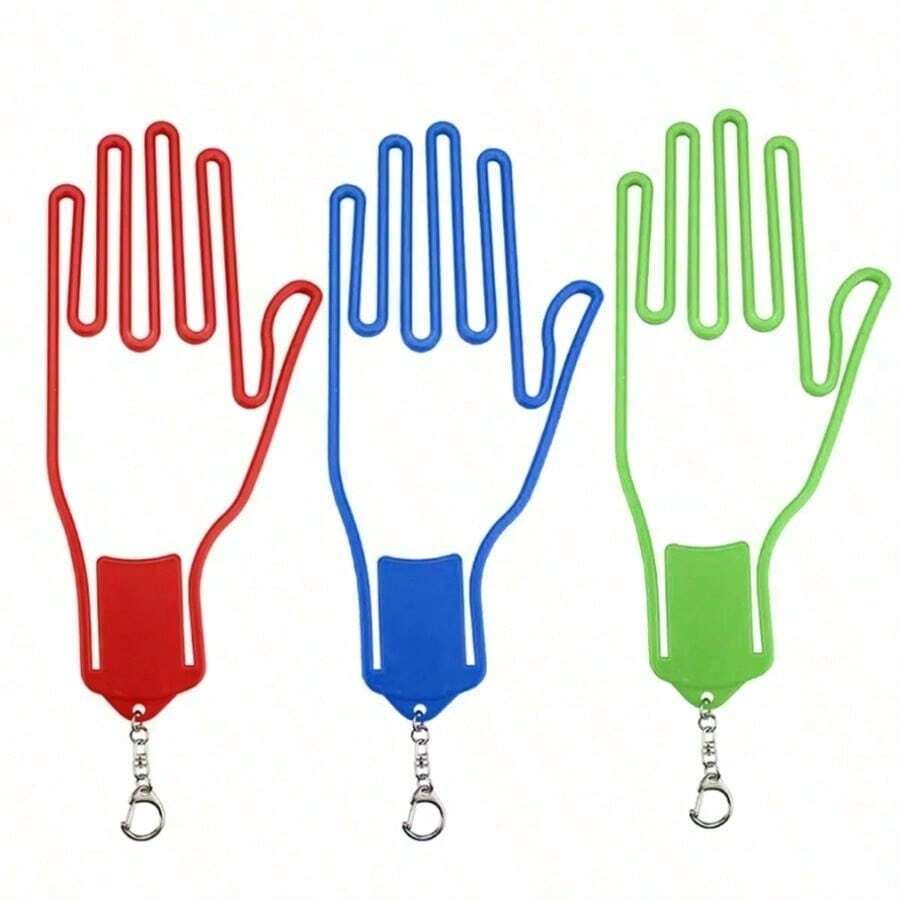 1 pieza Estirador de guantes de golf, soporte para guantes, soporte de apoyo, estante de secado, accesorio moldeador de plástico con hebilla de metal - Multicolor - Ver 1