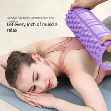 1 szt. wałek do jogi, joga fitness dla kobiet, rozluźnienie mięśni, ćwiczenia rozluźniające mięśnie, relaksacja fitness, wałek, ćwiczenia, bieganie, jazda na rowerze, wałek piankowy do masażu tkanek głębokich, opatentowany wałek o wysokiej gęstości do ćwiczeń, masaż mięśni i rozluźnianie punktów spustowych mięśniowo-powięziowych, wałek do pleców do fitnessu, jogi i pilatesu - Wielokolorowe - Zobacz 2